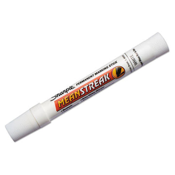 Sharpie® Mean Streak Marking Stick, Broad Chisel Tip, White freeshipping - TVN Wholesale